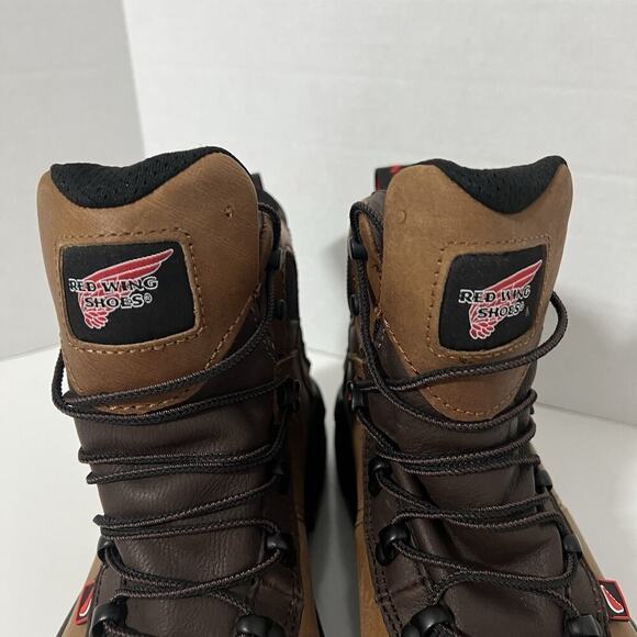 Red Wing Brown Aluminum Toe Waterproof Work Boots 2436 Mens Size 6 D NEW main image 9